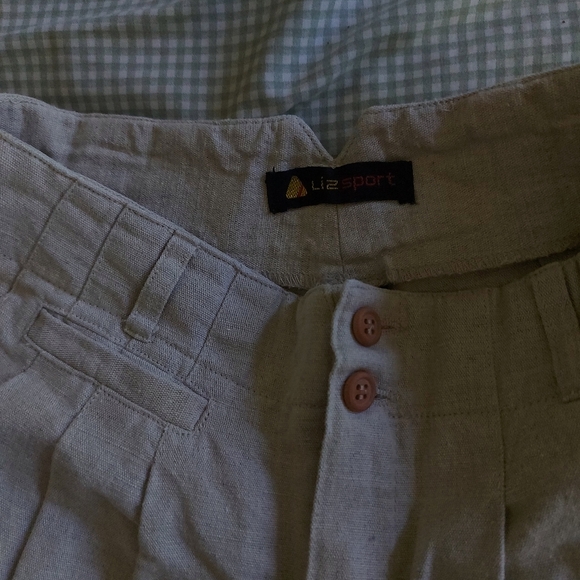 Vintage linen shorts - Picture 2 of 5